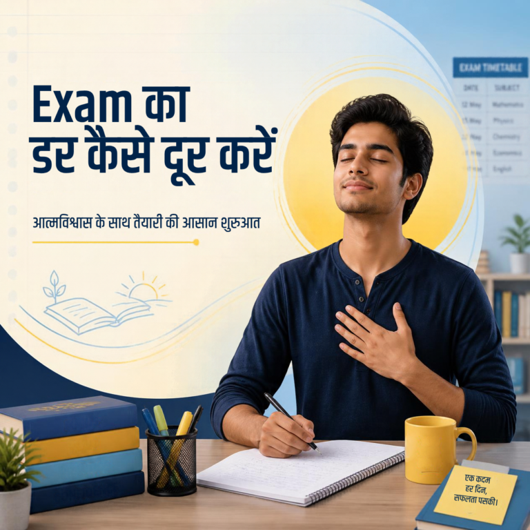 Exam का डर कैसे दूर करें: 7 आसान और असरदार तरीके