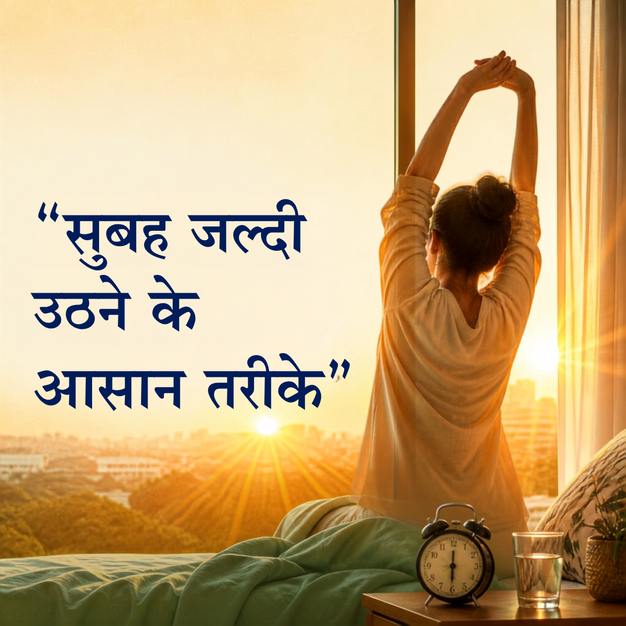 “सुबह जल्दी उठने के आसान तरीके